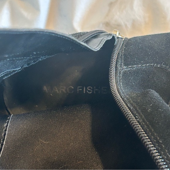 Marc Fisher Women's Rela Black Suede Knee High Riding Boots 10W - Picture 10 of 12